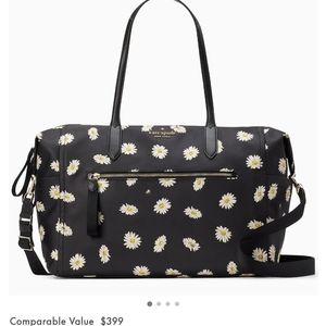 Nwt Kate Spade Chelsea Weekender Daisy Print